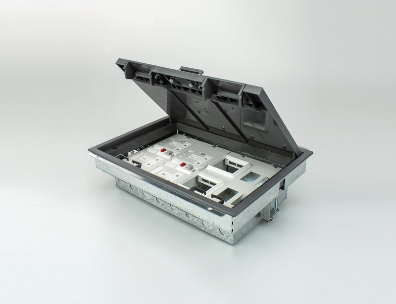 TFB4/80-RCD2 Cavity Floorbox (Dual RCD Sockets)