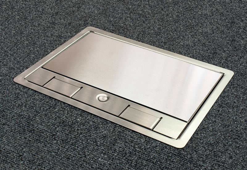 SSL281/FL  - Stainless Steel Frame & Lid with Flush Stainless Lid Insert Fitted