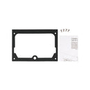 KFH240/72 - Double IP66 Mechanism with Brushed Stainless Steel Lid Includes 13A UK Sockets & Blank Media Slot