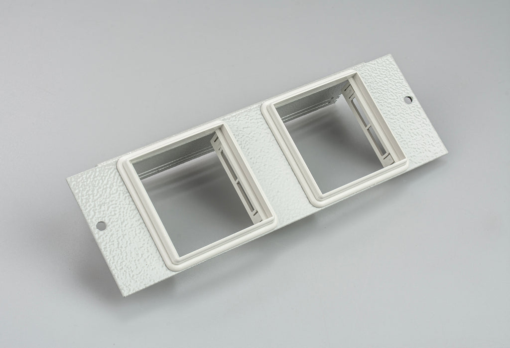 ST0279/1 - 2 x Euro Module Plate (Exclusively for use with 4 Comp RCD