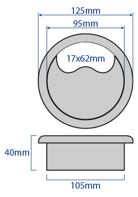 105mm Desk Grommet