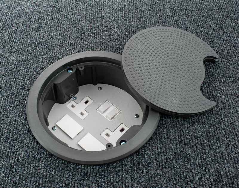 169mm Standard Power Grommet with 2 Data Spaces