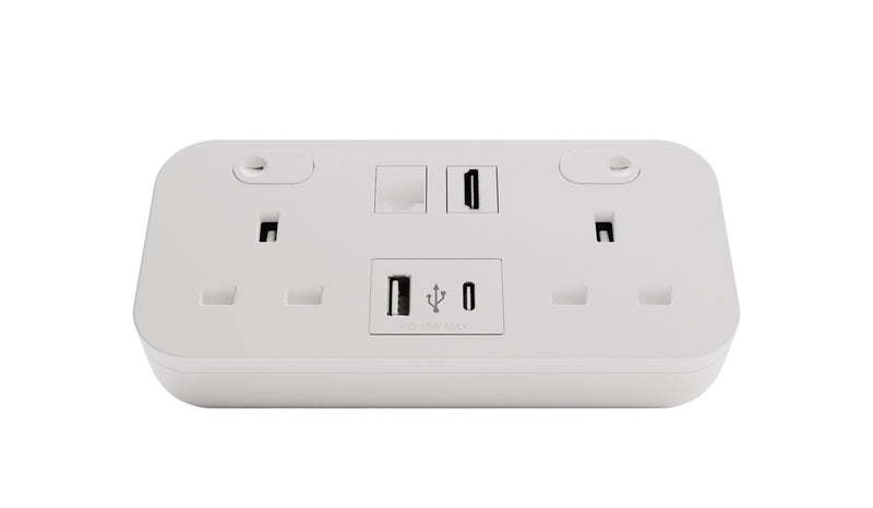 ICON - Desktop Power Units (White)