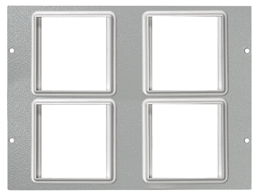 Dual Euro Module ST0279/2 - Dual 2 Way EURO Module Plate