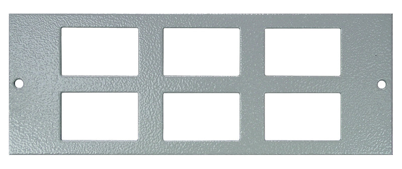 ST0280/1 - 6 Way Data Plate (Exclusively for use with 4 Comp RCD Box Range)
