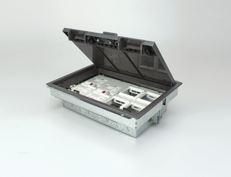 TFB4/80-RCD2 Cavity Floorbox (Dual RCD Sockets)