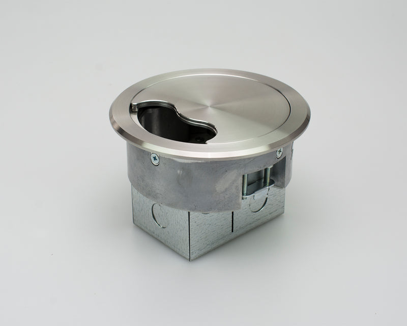 127mm Stainless Steel Power Grommet with 2 Data Spaces